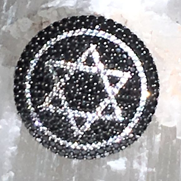 Jewelry - Genuine Spinel/Topaz Star Of David Statement Ring